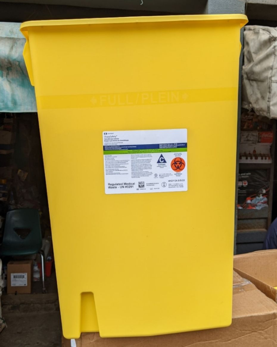 Medics on Duty-Plastics Sharp Bin 68ltrs-image-1