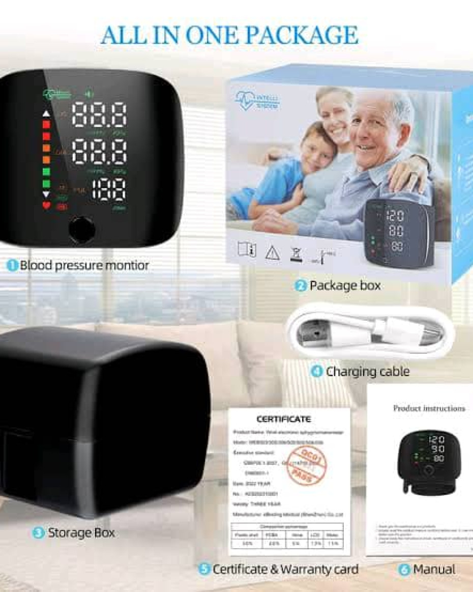 Medics on Duty-Digital Wrist Blood Pressure Machine-image-1